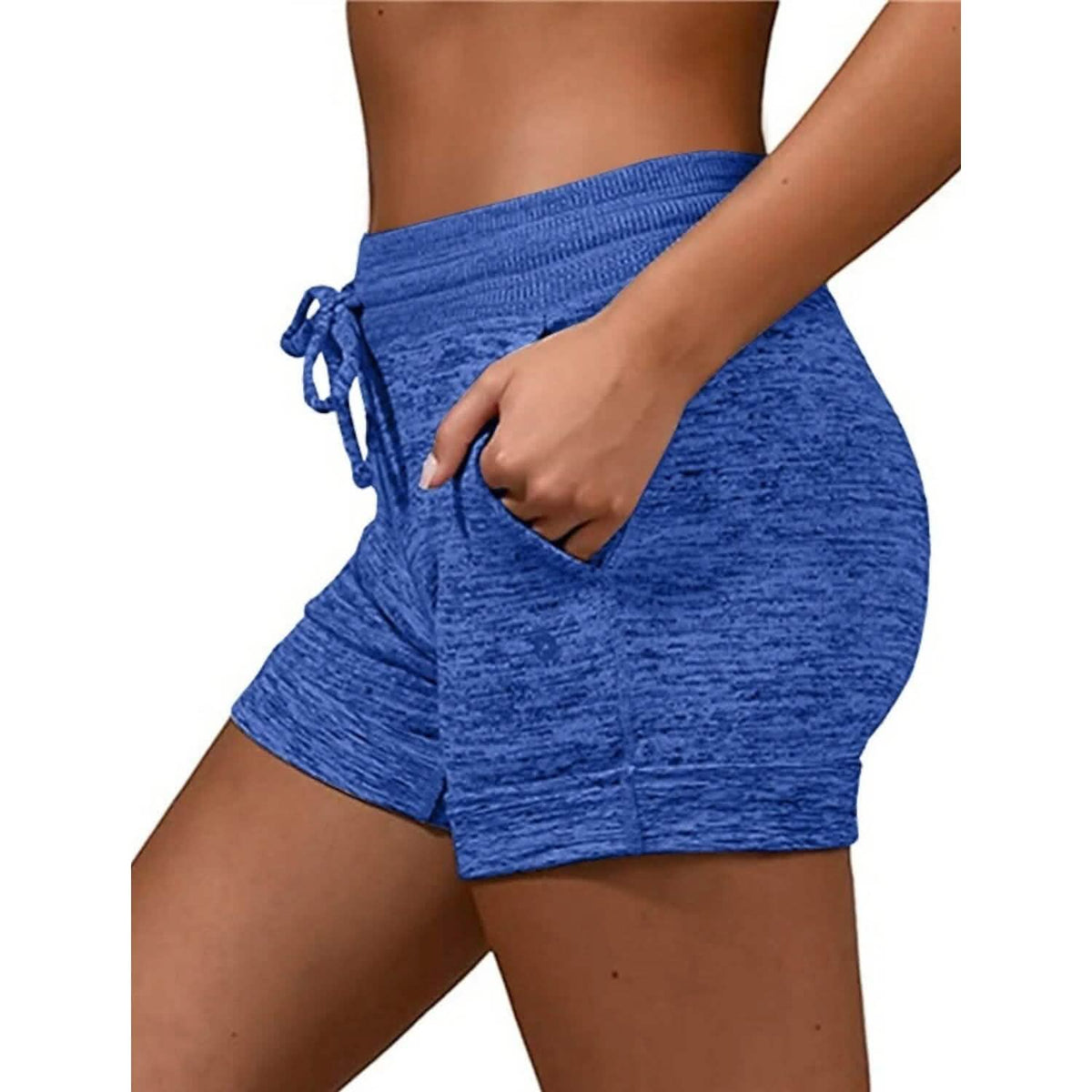 Women's Shorts Cotton Blend Blue Women's Bottoms - Tophatter Daily Deals
