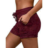 Women's Shorts Cotton Blend Burgundy Women's Bottoms - Tophatter Daily Deals