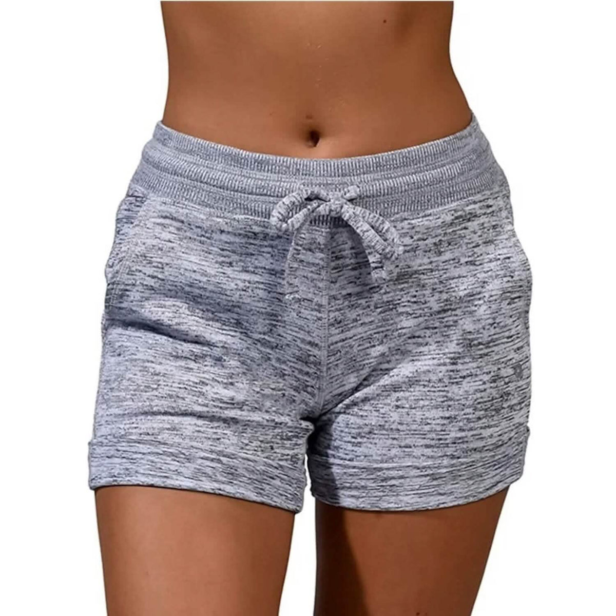 Women's Shorts Cotton Blend Light Gray Women's Bottoms - Tophatter Daily Deals
