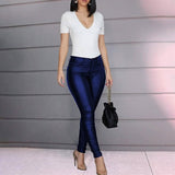 Women's Skinny Leather Pants Women's Bottoms - Tophatter Daily Deals