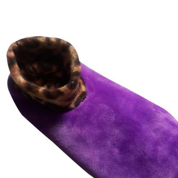 Women's Soft Bottom Plush Floor Slippers Socks Purple Women's Socks & Hosiery - Tophatter Daily Deals