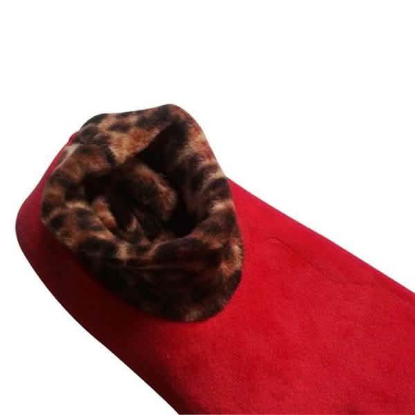 Women's Soft Bottom Plush Floor Slippers Socks Red Women's Socks & Hosiery - Tophatter Daily Deals