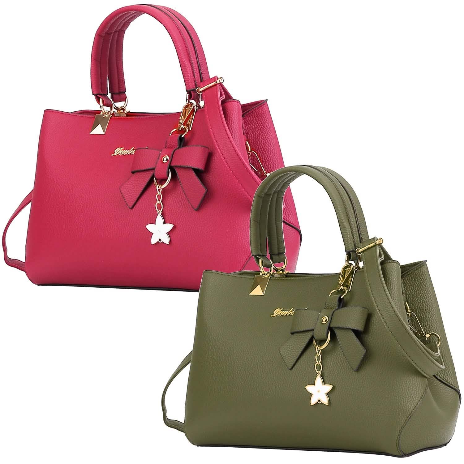 Women's Soft Leather Handbag Tote Shoulder Crossbody Bag Handbags & Wallets - Tophatter Daily Deals