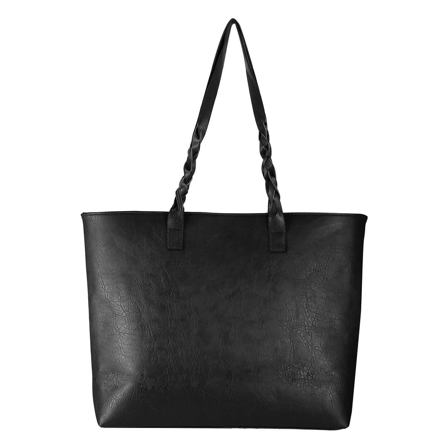 Women's Soft Leather Tote Bag Handbags & Wallets - Tophatter Daily Deals