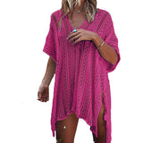 Women's Summer Swimsuit Bikini Beach Swimwear Cover up Rose Red Women's Swimwear - Tophatter Daily Deals
