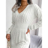 Women's Sweater Sheath Dress White Women's Dresses - Tophatter Daily Deals