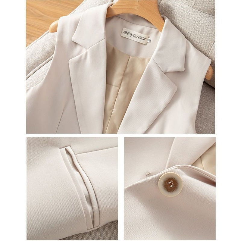 Women's Vest Jacket Sleeveless Blazer Coats & Jackets - Tophatter Daily Deals