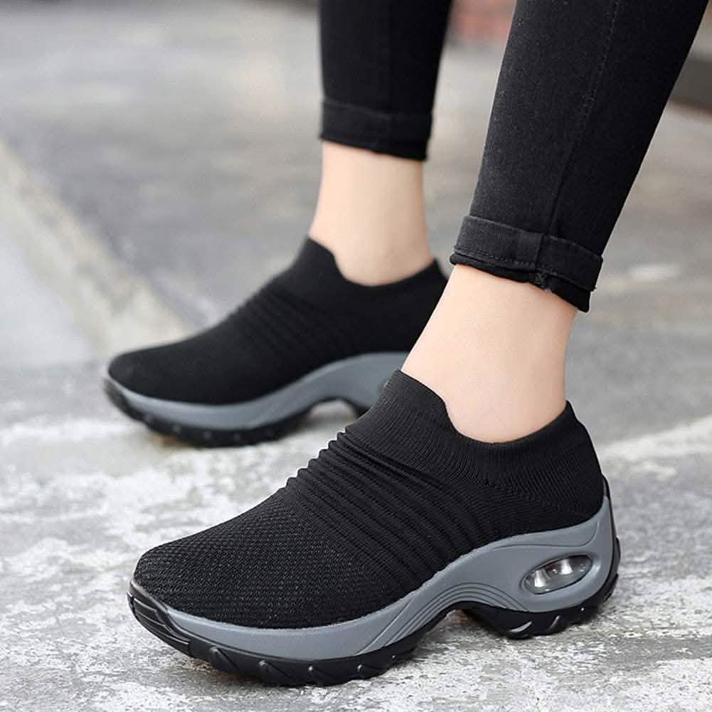 Women's Walking Shoes Sock Sneakers Women's Shoes - Tophatter Daily Deals