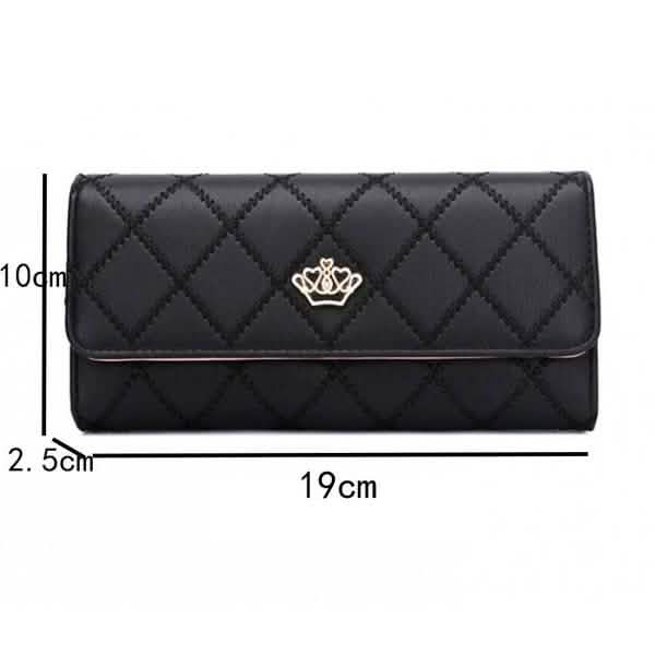 Womens Wallets Purses Plaid PU Leather Long Wallet Hasp Phone Bag Handbags & Wallets - Tophatter Daily Deals