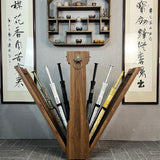 Wooden self-ejecting sword Box - Tophatter Daily Deals