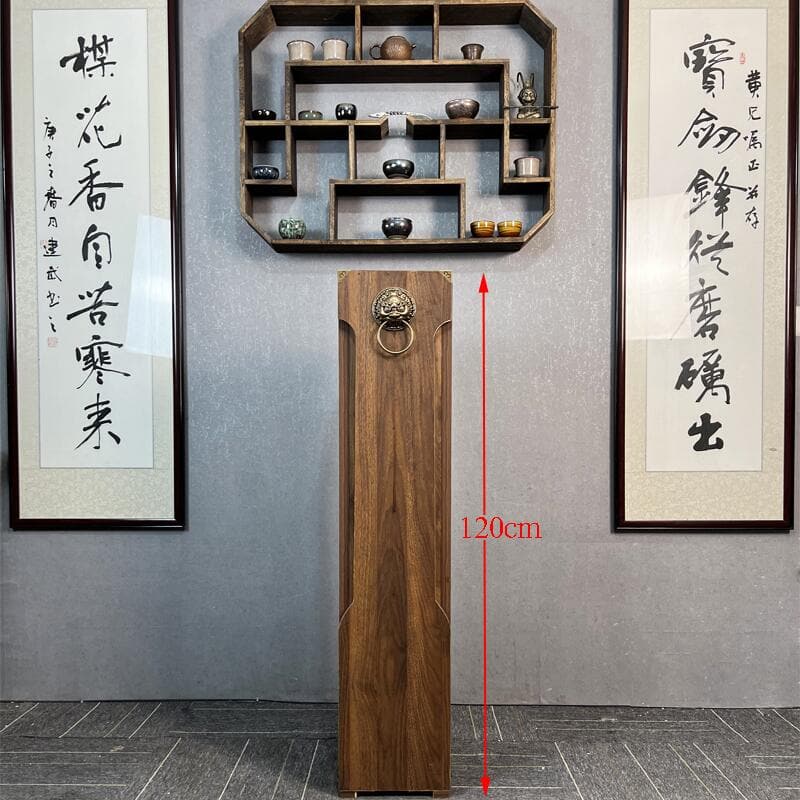 Wooden self-ejecting sword Box - Tophatter Daily Deals