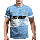World Cup 2022 Soccer Jersey Women and Mens Football T-Shirts Argentina Men's Tops - Tophatter Daily Deals