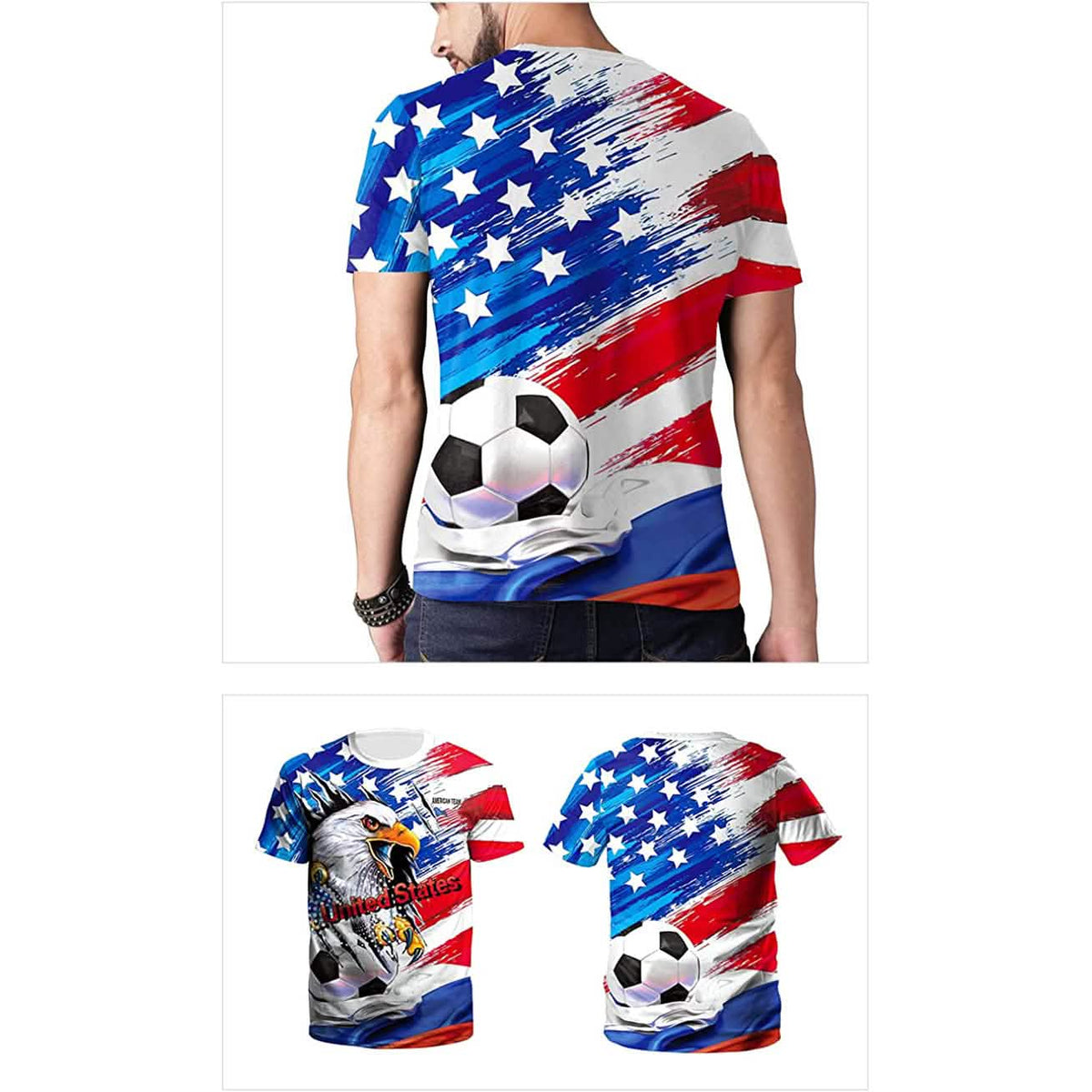World Cup 2022 Soccer Jersey Women and Mens Football T-Shirts Men's Tops - Tophatter Daily Deals