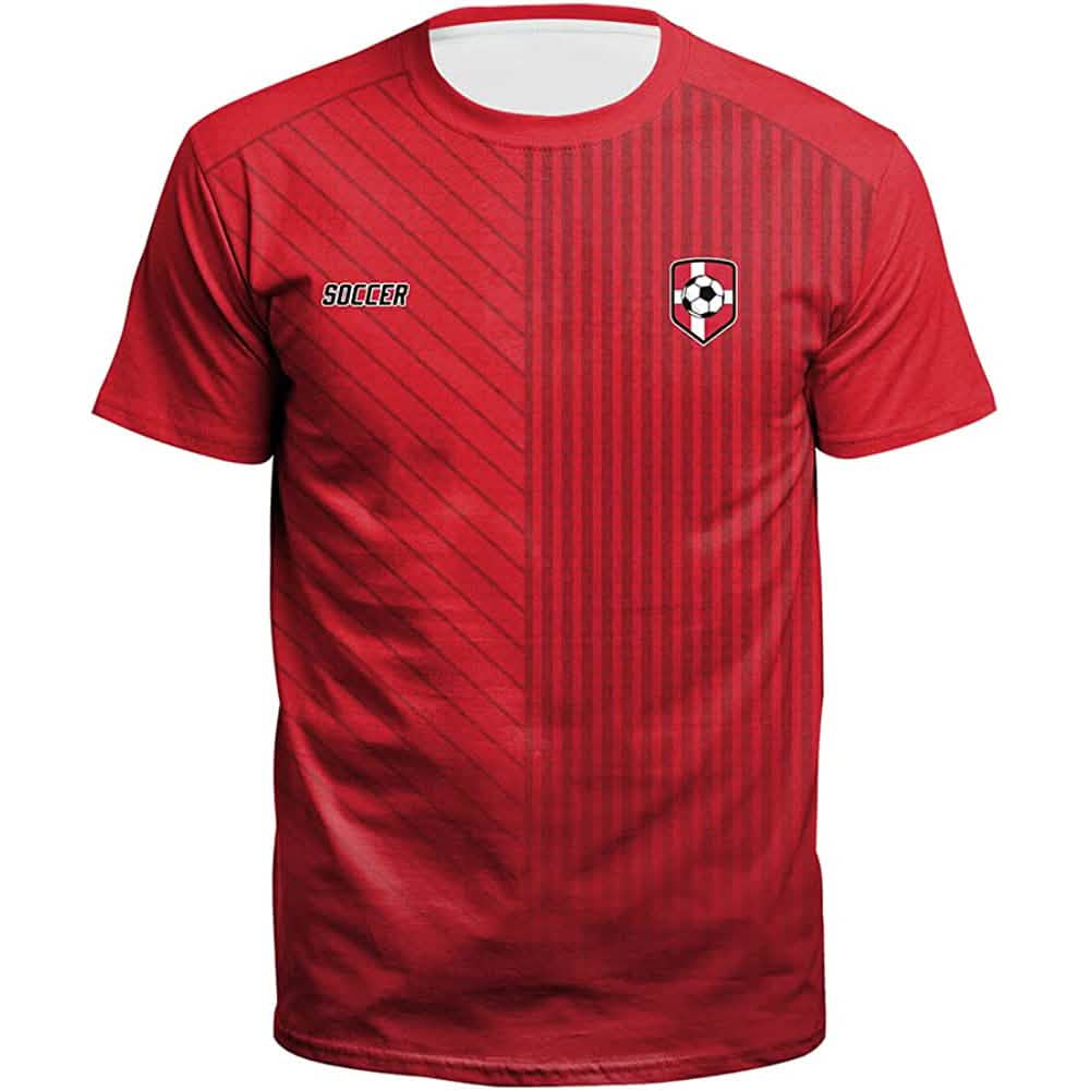 World Cup 2022 Soccer Jersey Women and Mens Football T-Shirts Men's Tops - Tophatter Daily Deals