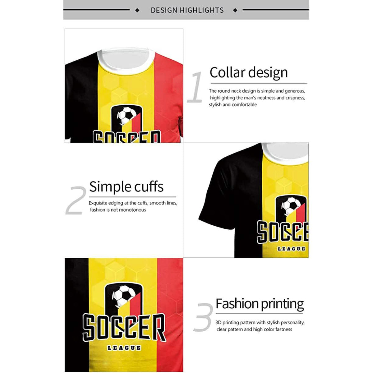 World Cup 2022 Soccer Jersey Women and Mens Football T-Shirts Men's Tops - Tophatter Daily Deals