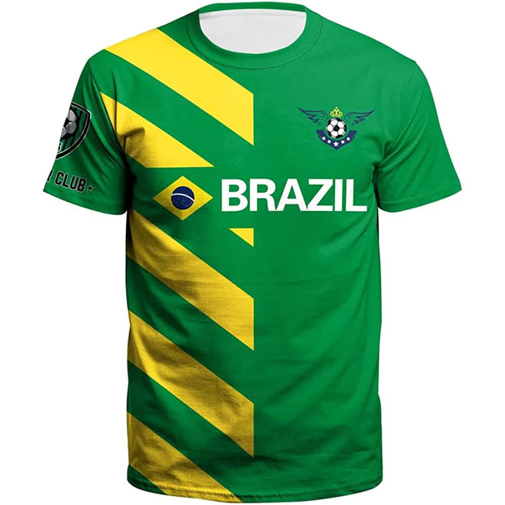 World Cup 2022 Soccer Jersey Women and Mens Football T-Shirts Men's Tops - Tophatter Daily Deals