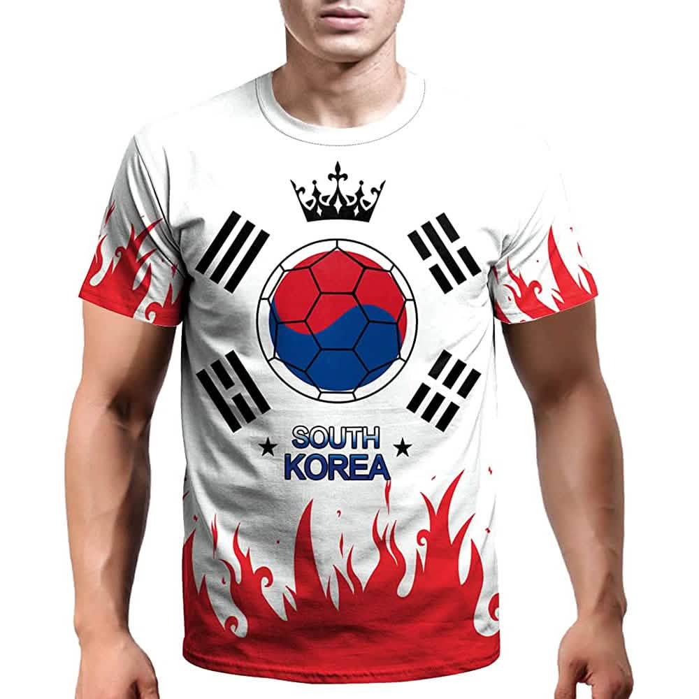 World Cup 2022 Soccer Jersey Women and Mens Football T-Shirts Korea Men's Tops - Tophatter Daily Deals