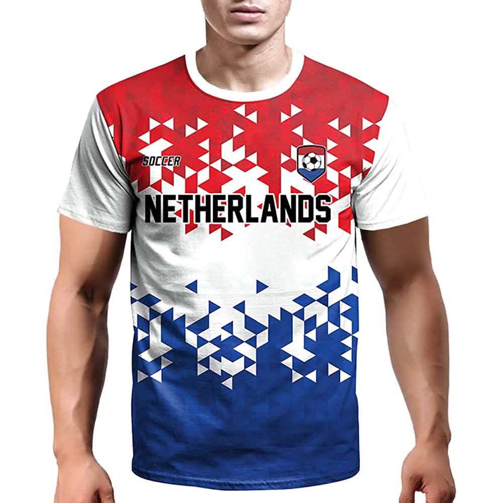 World Cup 2022 Soccer Jersey Women and Mens Football T-Shirts Netherland Men's Tops - Tophatter Daily Deals