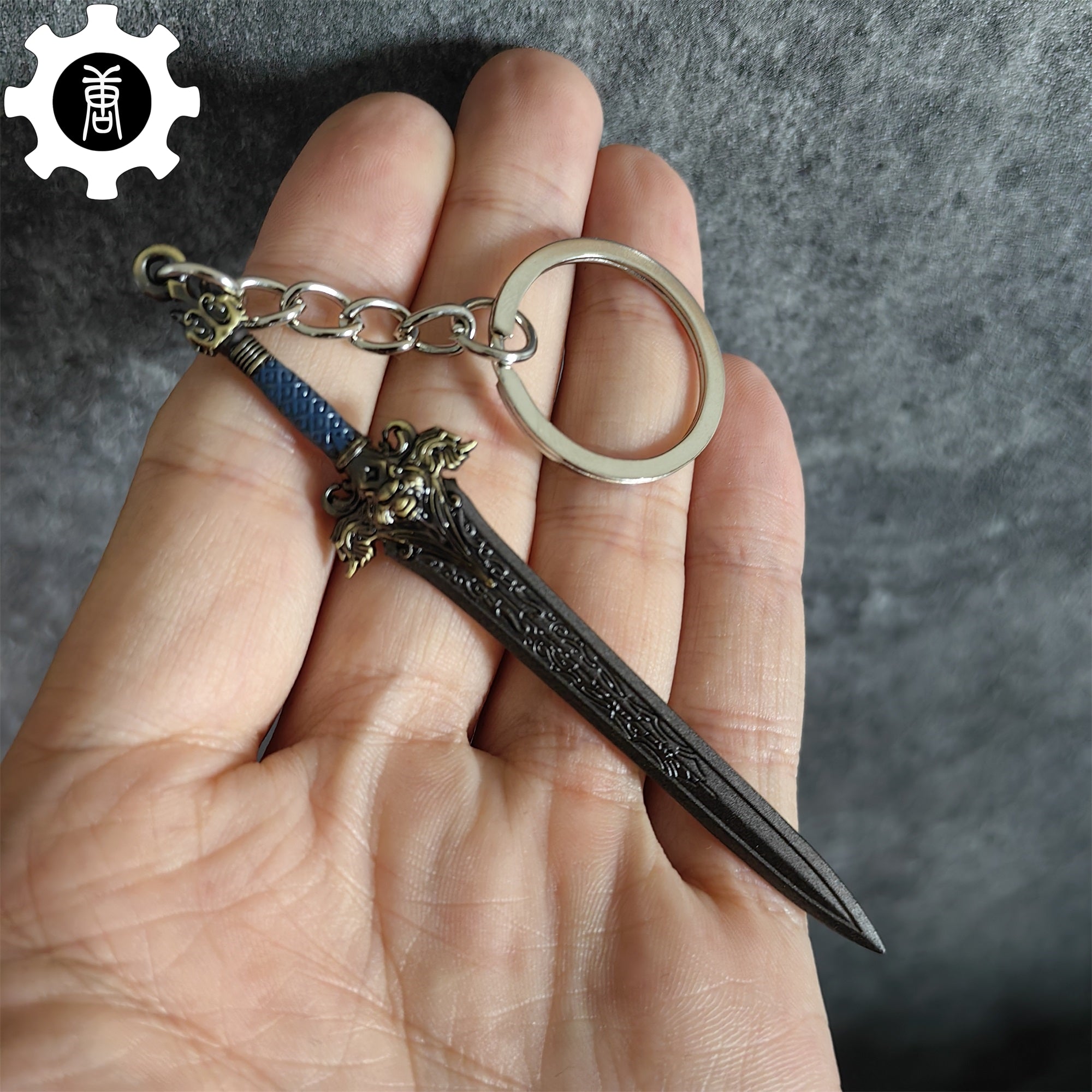 WOW Metal Mini Weapons Keychain Pendant 6 In 1 Pack Mini Royale Guard Sword - Tophatter Daily Deals