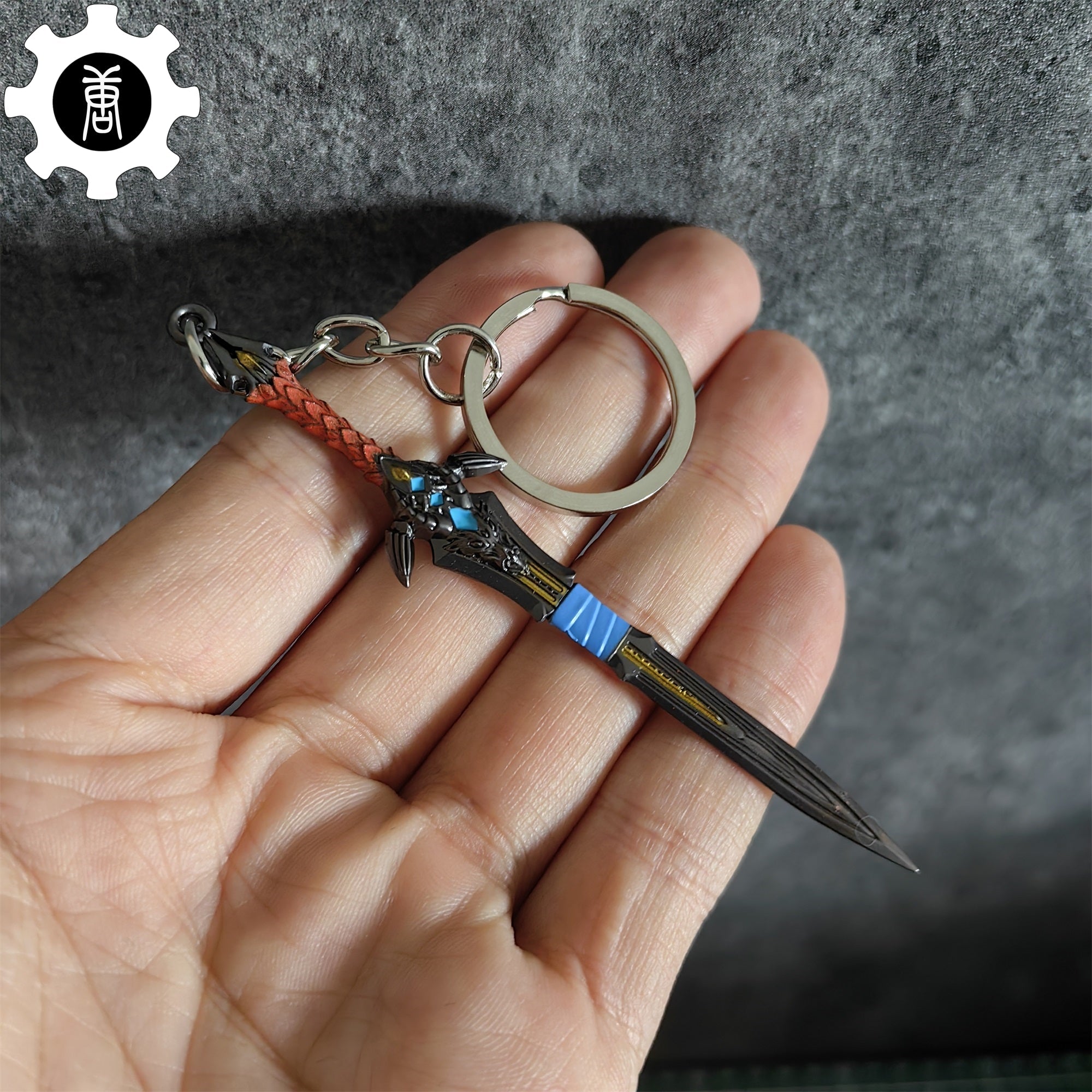 WOW Metal Mini Weapons Keychain Pendant 6 In 1 Pack Mini Anduin Lothar Sword - Tophatter Daily Deals