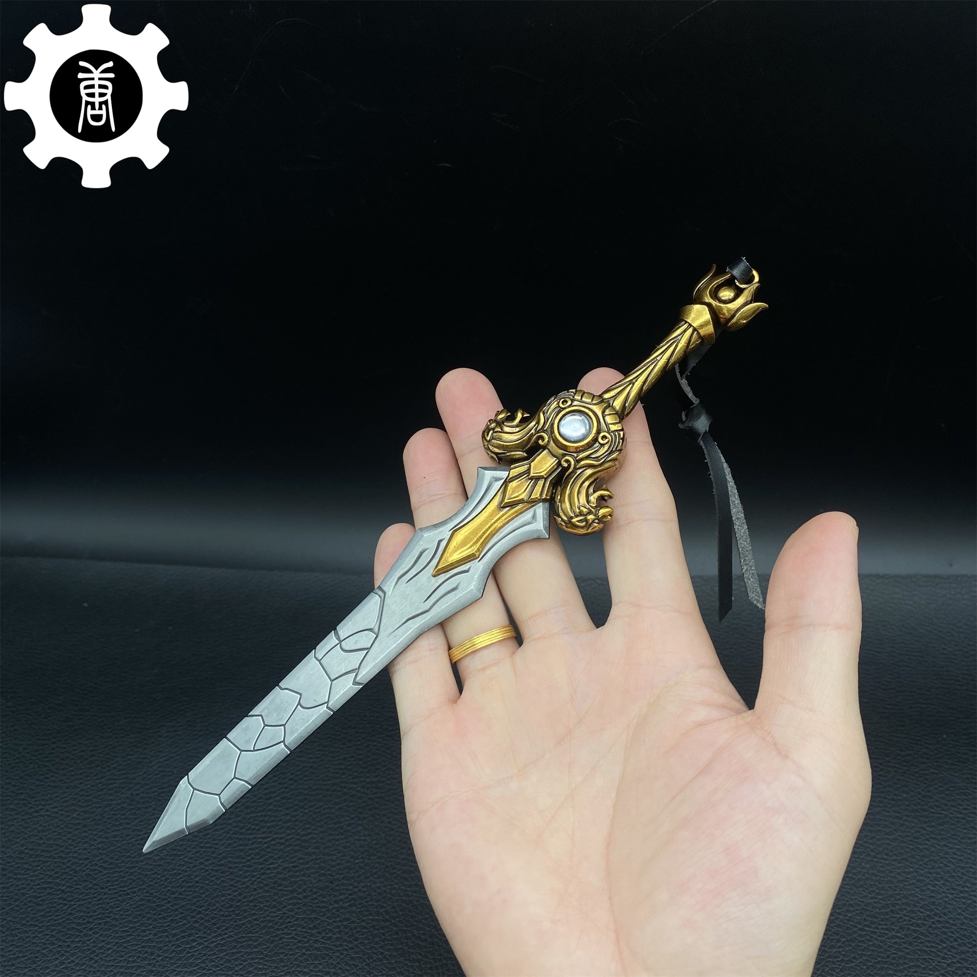 WOW Classical Metal Weapons Collection 24 Options Turalyon Sword Golden - Tophatter Daily Deals