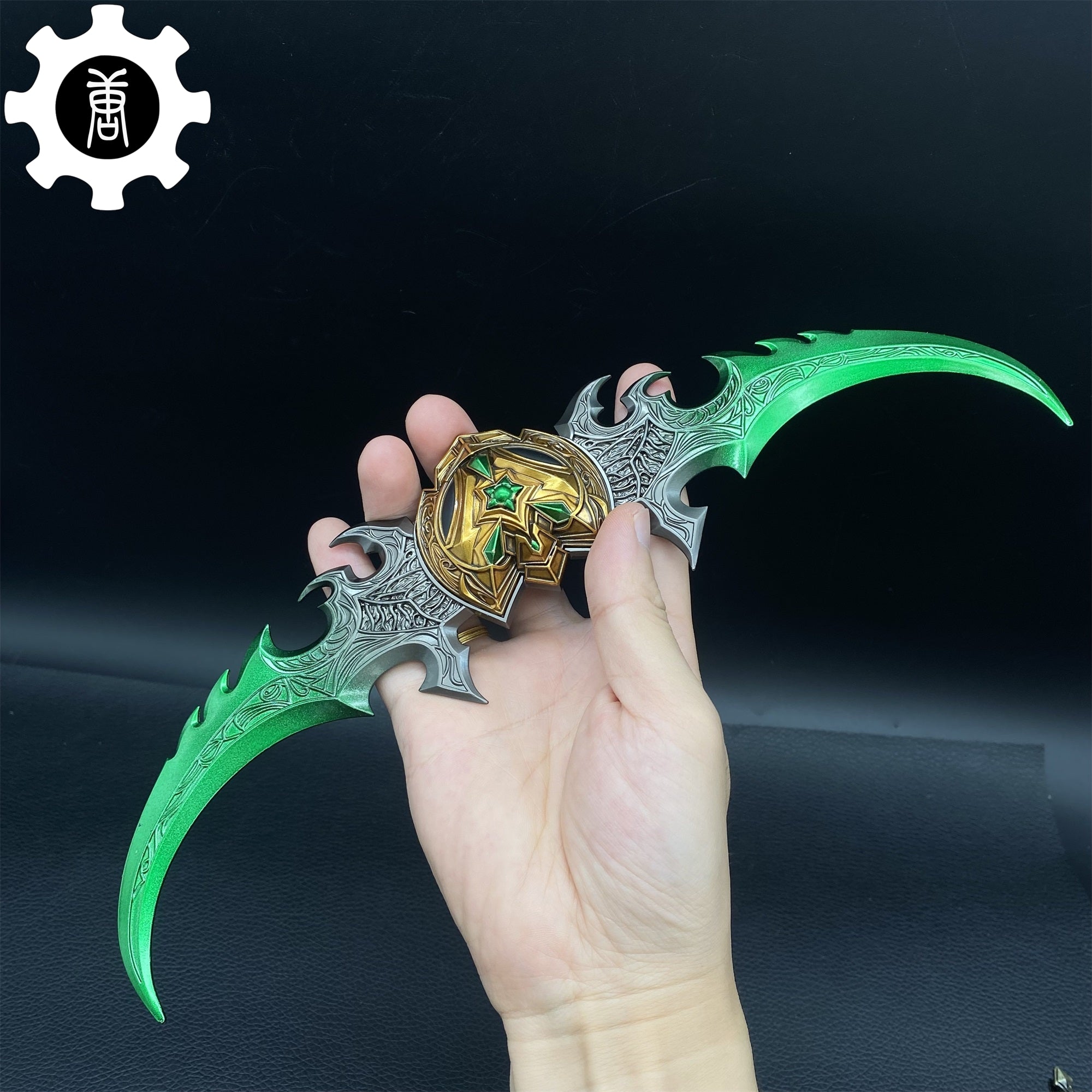 WOW Classical Metal Weapons Collection 24 Options 27CM Illidan Stormrage Warglaive of Azzinoth - Tophatter Daily Deals