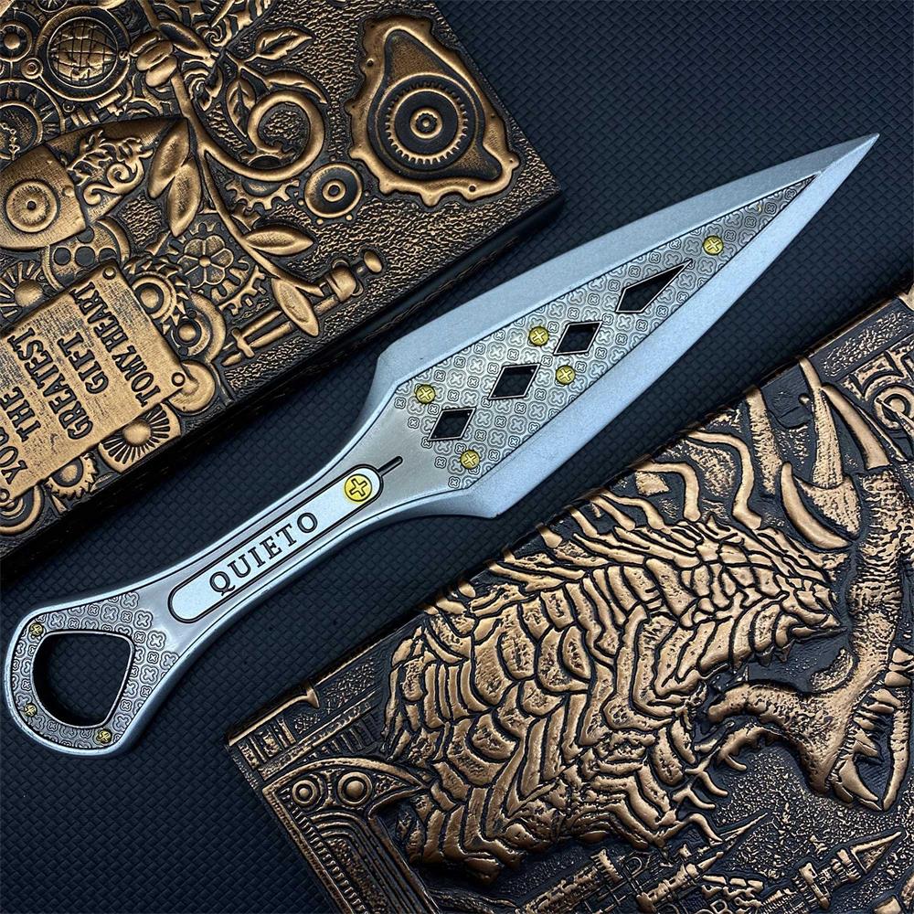 White Wraith Kunai Wraith Blunt Blade Balisong 2 in 1 Pack - Tophatter Daily Deals