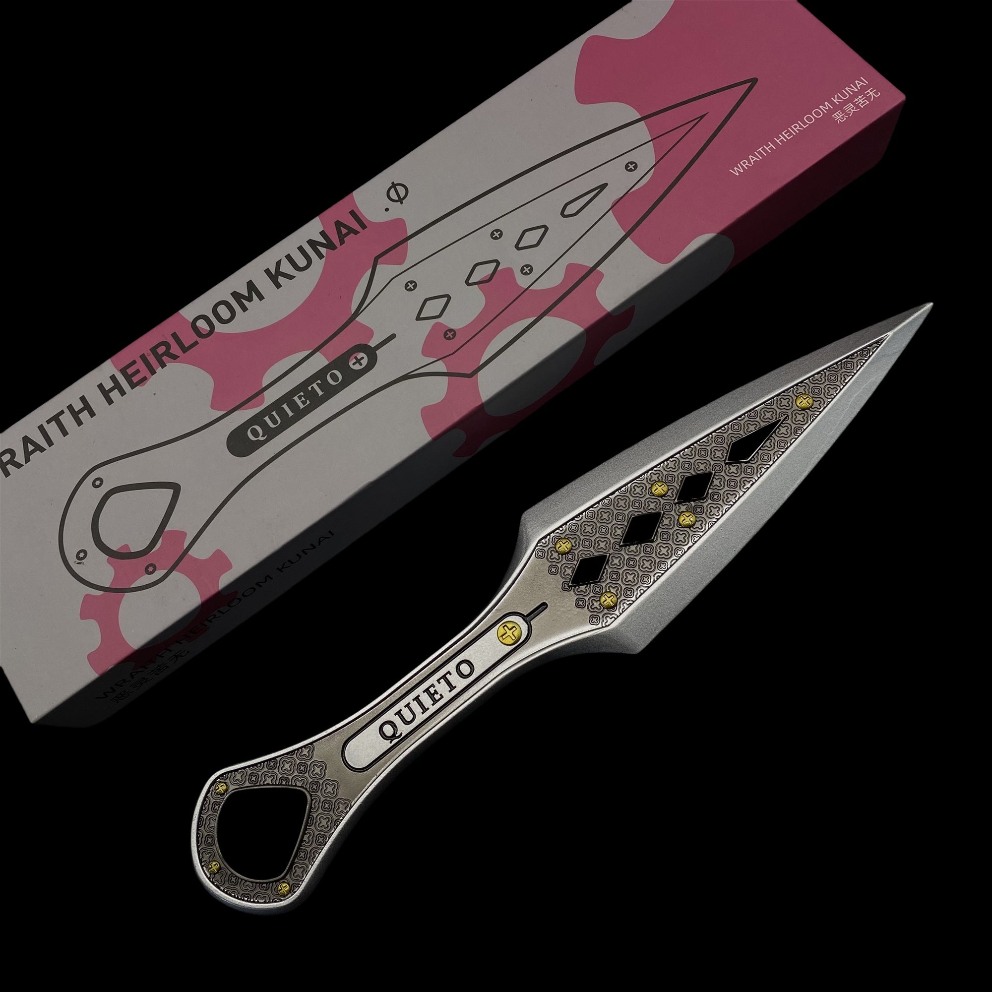 The Most Accurate Wraith Kunai 1:1 Scale Metal Wraith Heirloom - Tophatter Daily Deals