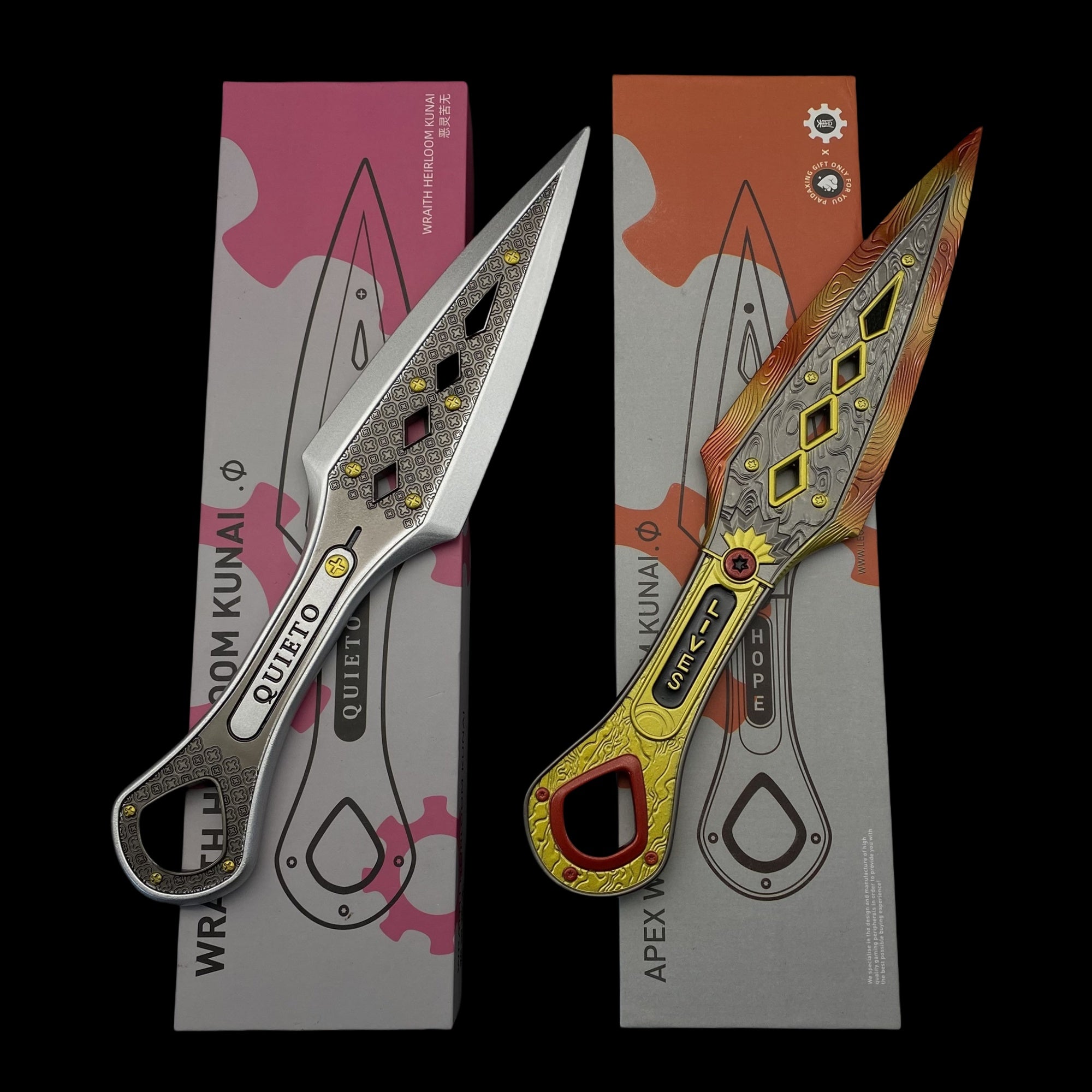 The Most Accurate Wraith Kunai 1:1 Scale Metal Wraith Heirloom 2 in 1 Pack - Tophatter Daily Deals