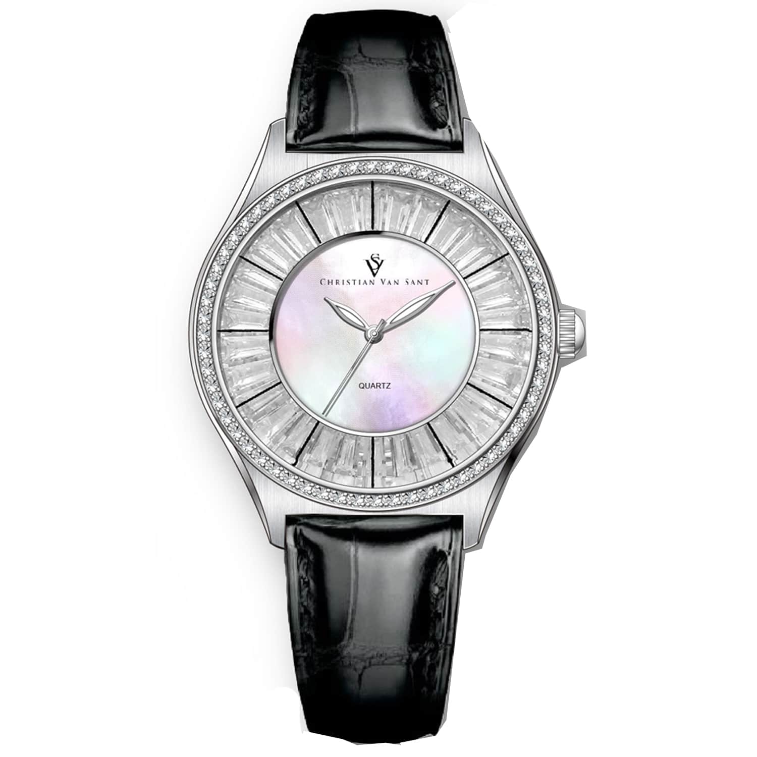 Christian Van Sant Women's Luna // CV3200 Mother of pearl Watches - Tophatter Daily Deals
