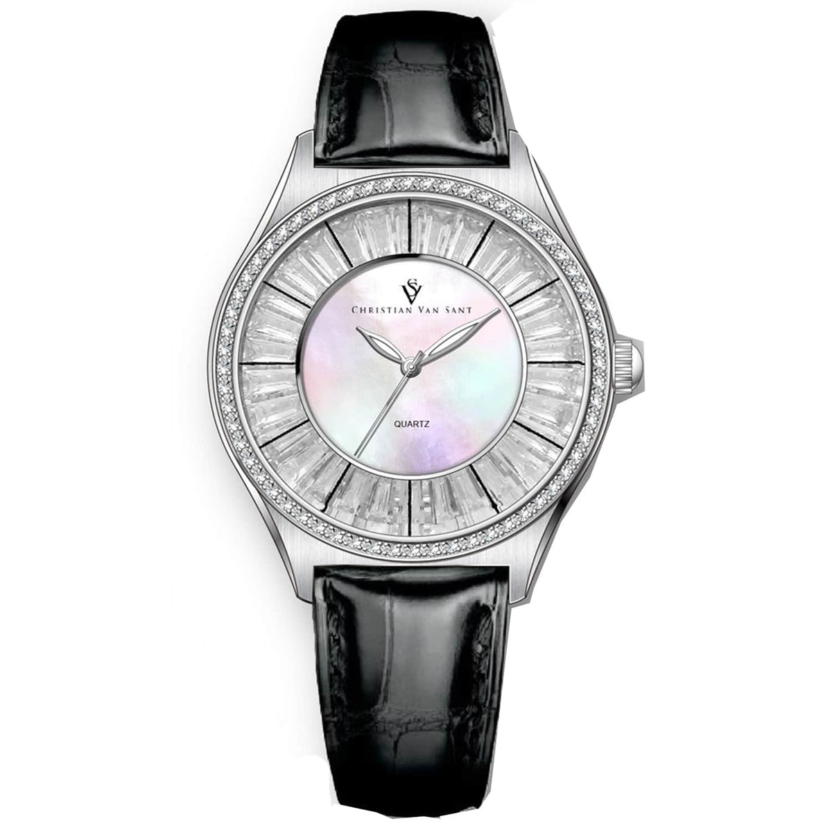 Christian Van Sant Women's Luna // CV3200 Mother of pearl Watches - Tophatter Daily Deals