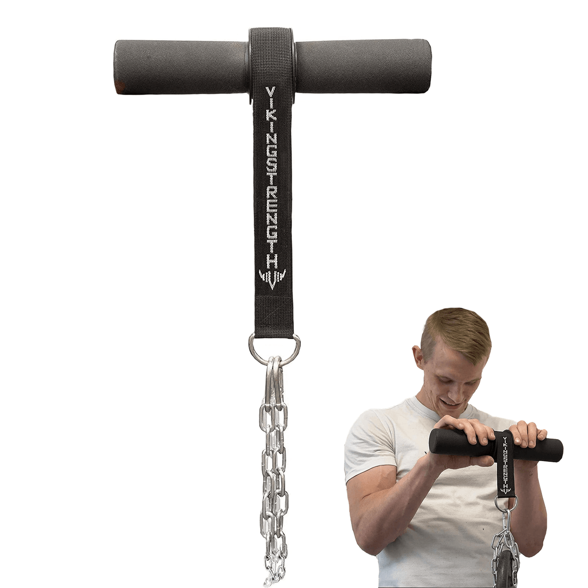Wrist Roller Machine - Fat Thick Grips Wrist Roller Forearm Strength Exercise Equipment for Men and Women. Thick Wrist Roller Grips for Muscle Exercise & Fitness - Tophatter Daily Deals