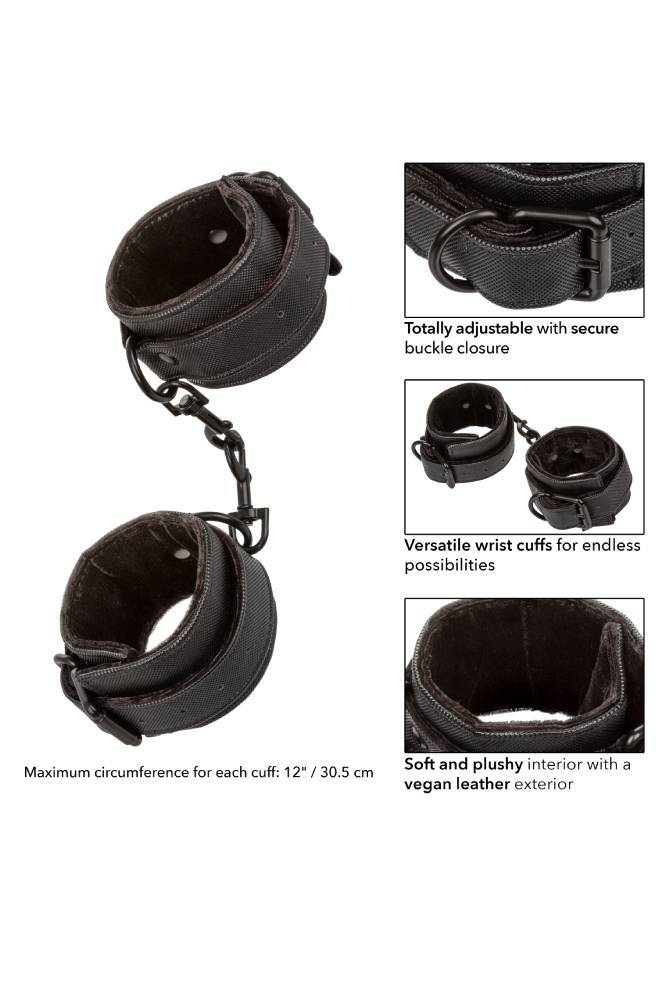 Cal Exotics - Boundless - Wrist Cuffs - Black BDSM - Tophatter Daily Deals