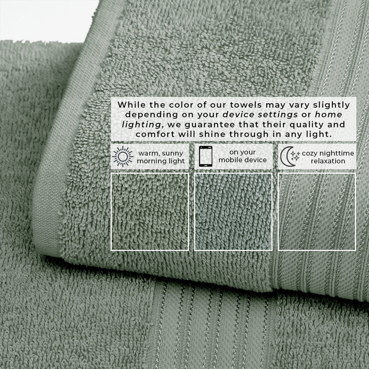 Cotton Terry Bath Towel Set - Cooper Collection Bath - Tophatter Daily Deals