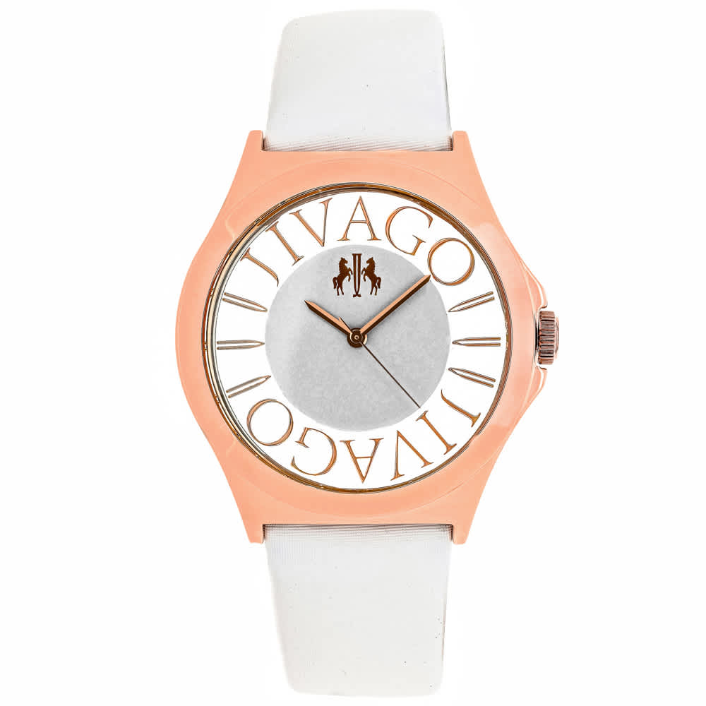 Jivago Women's Fun // JV8434 White Watches - Tophatter Daily Deals