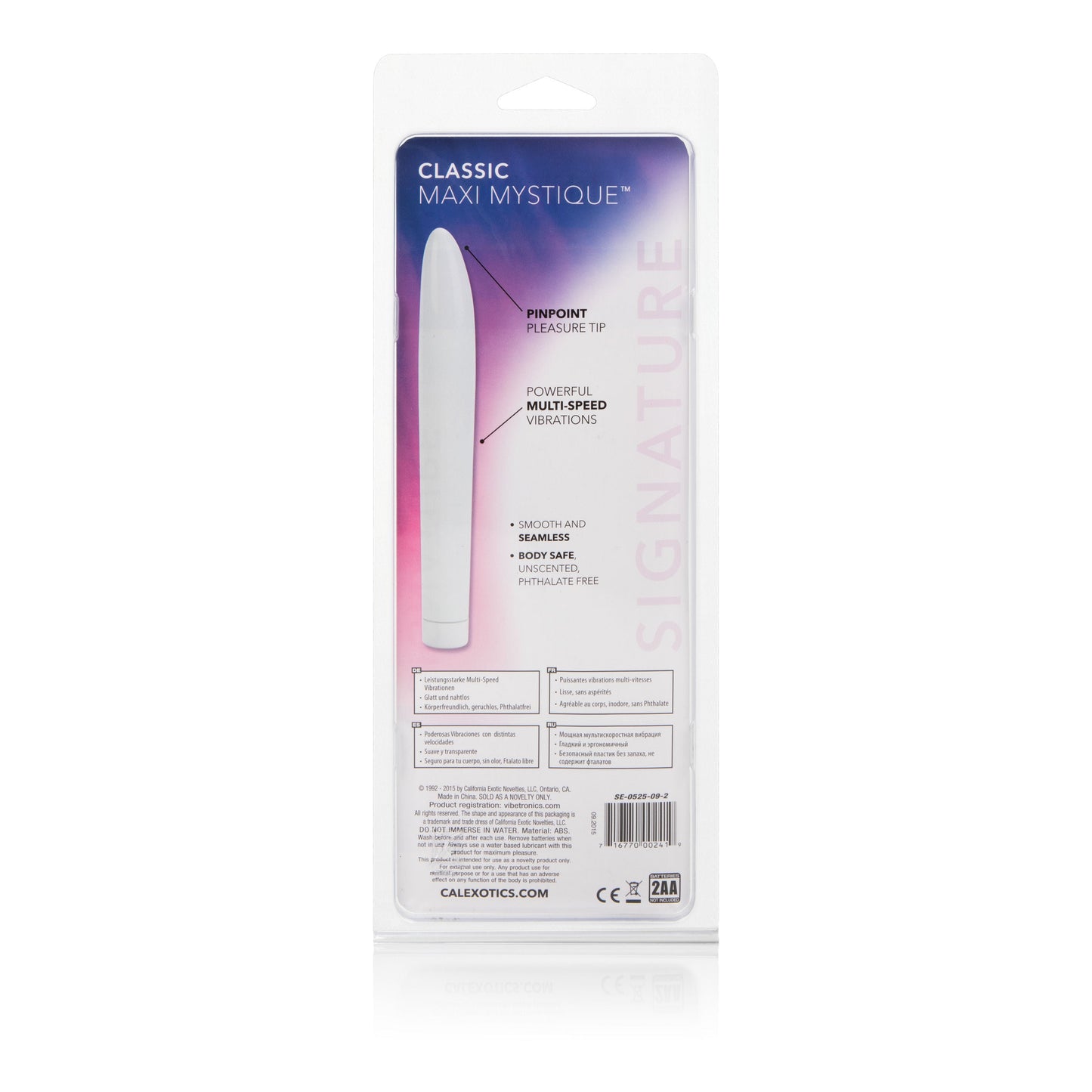 CalExotics Classic Slender White Vibrator Sleek and Powerful > Vibrators > Standard Vibrators - Tophatter Daily Deals