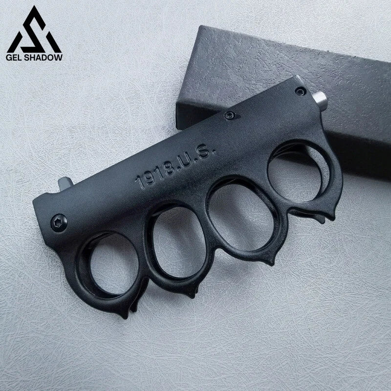 WWI 1918 Trench Knife Folder Spring Assist Knuckle Knife-GS38 Pocket Knives - Tophatter Daily Deals
