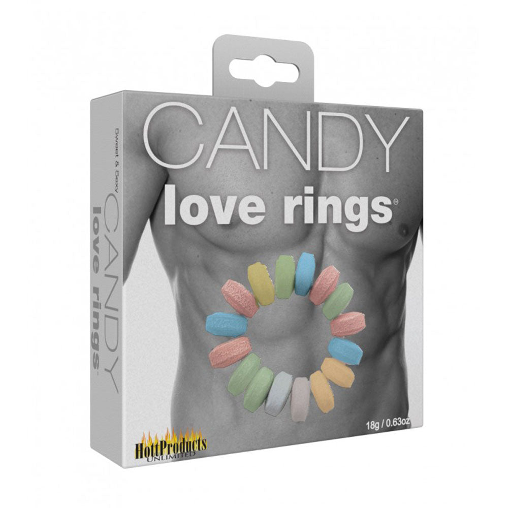 Candy Love Multi-Flavored Edible Cock Rings – One Size Edible Cock Rings > Novelties > Candy & Edible Items - Tophatter Daily Deals