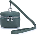 Mini Genuine Leather Coin Purse with Detachable Lanyard Handbags & Wallets - Tophatter Daily Deals