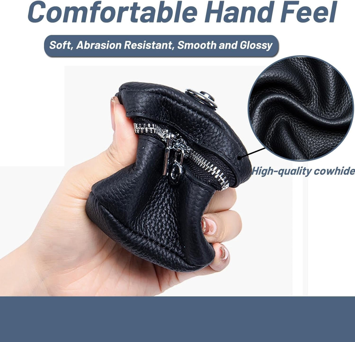 Mini Genuine Leather Coin Purse with Detachable Lanyard Handbags & Wallets - Tophatter Daily Deals