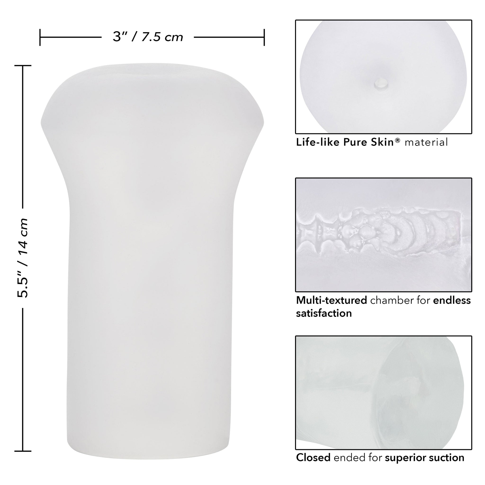 Boundless Stroker – Soft Life-Like Male Masturbator Sleeve > Sex Toys For Men > Masturbators > Manual - Tophatter Daily Deals