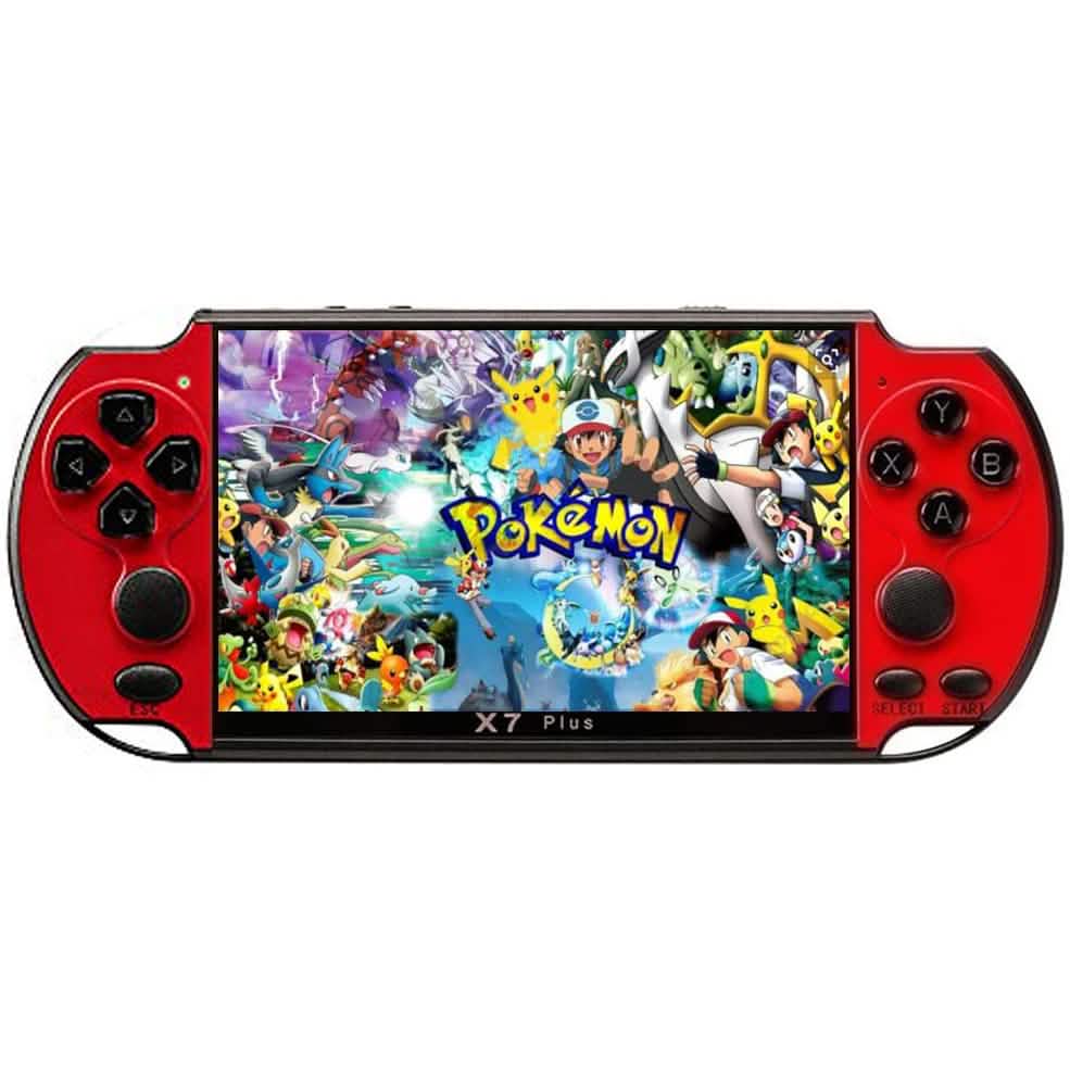 X7Plus Dual Joystick Portable Handheld Game Console Red Video Games & Consoles - Tophatter Daily Deals