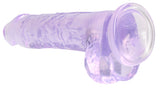 Realrock Crystal Clear (Transparent) – 8 Inch Realistic Dildo with Balls > Dildos > Realistic Dildos - Tophatter Daily Deals