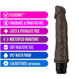 Dr Skin Vibe 6 (Chocolate) – Realistic 9 Inch Vibrating Dildo > Vibrators > Realistic Vibrators - Tophatter Daily Deals