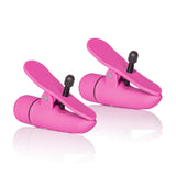Nipple Play Nipplettes Vibrating Adjustable Nipple Clamps Pink 2.75 Inch Waterproof > Sex Toys > Nipple Suckers - Tophatter Daily Deals
