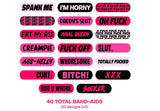 Naughty Naughty XXX Ouchie Stix – 40-Pack Bandages > Novelties > Gag Gifts - Tophatter Daily Deals