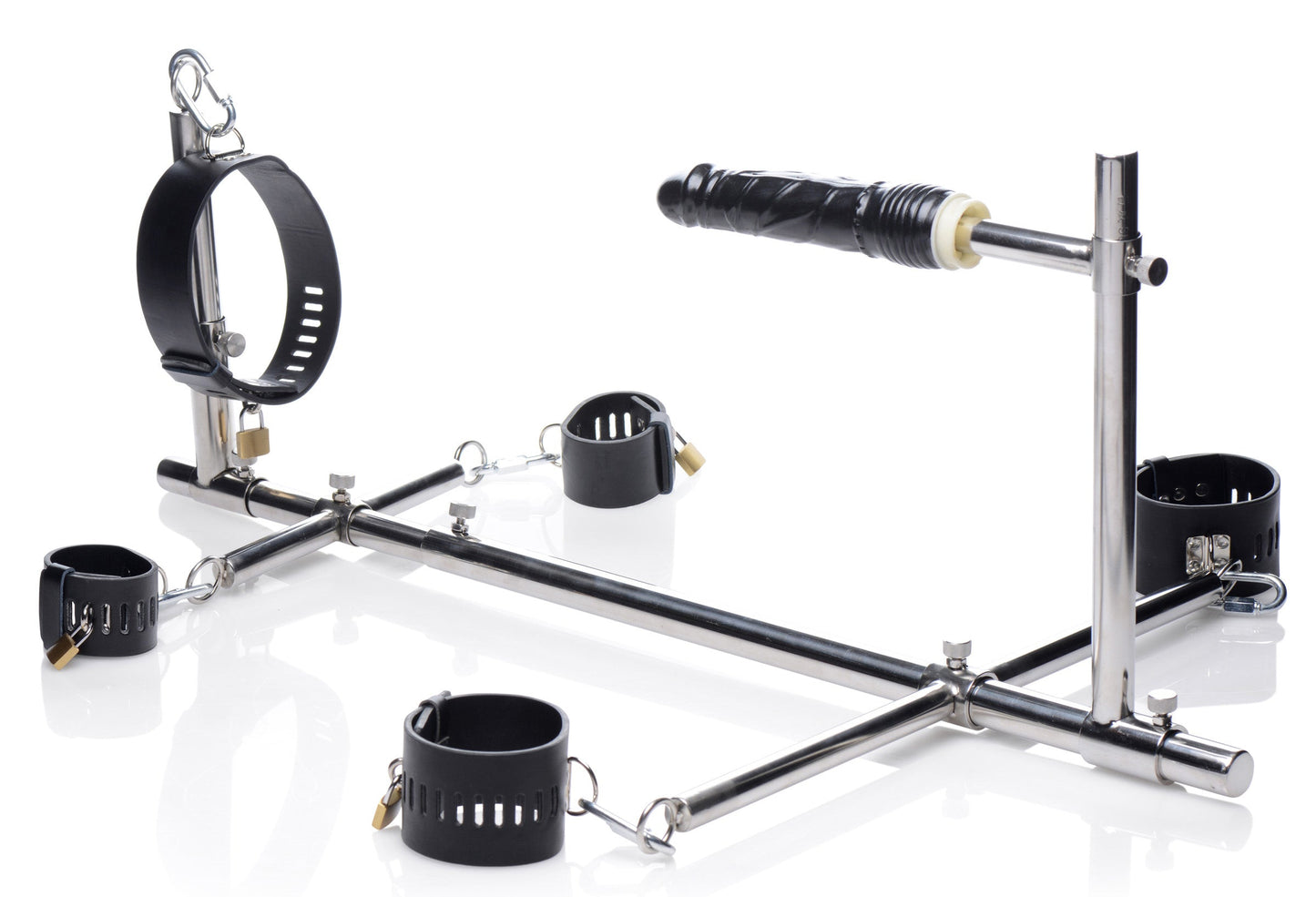 Master Series Imprisoned Metal Stockade with Dildo for Adventurous Couples > Sex Toys > Sex Furniture - Tophatter Daily Deals