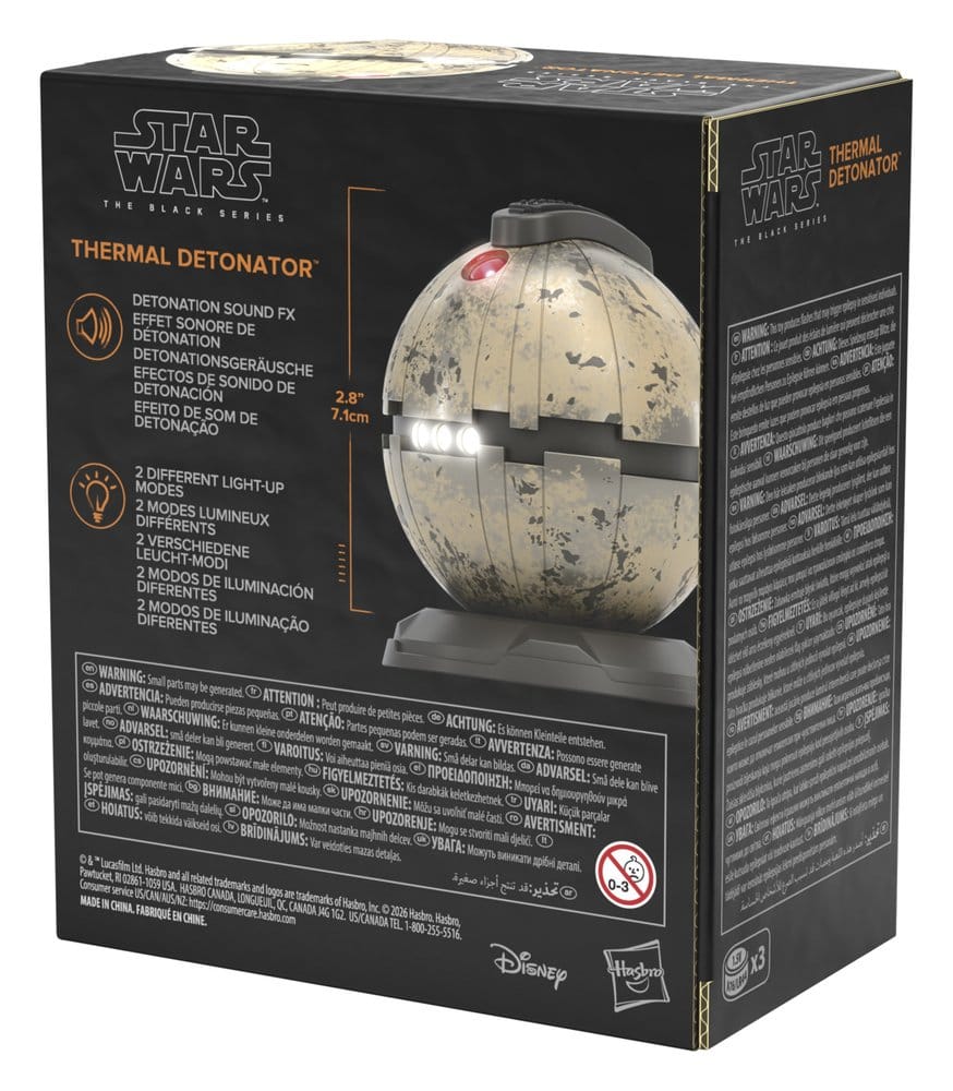 Star Wars - Black Series Electronic Thermal Detonator Collectible - Tophatter Daily Deals