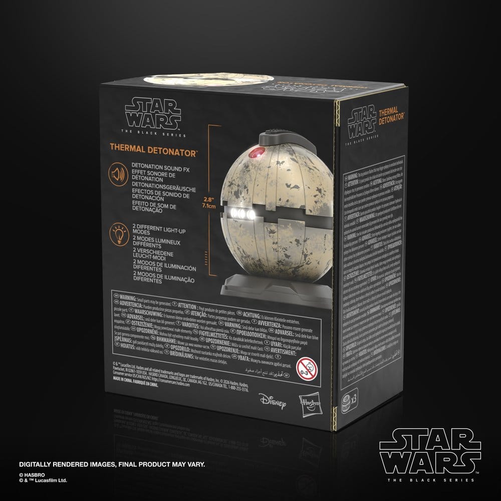 Star Wars - Black Series Electronic Thermal Detonator Collectible - Tophatter Daily Deals