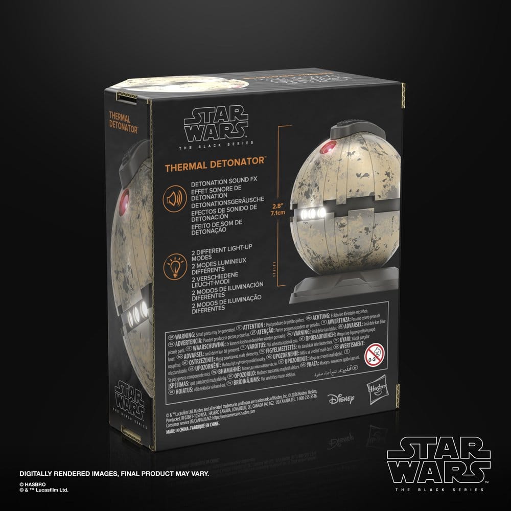 Star Wars - Black Series Electronic Thermal Detonator Collectible - Tophatter Daily Deals